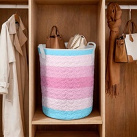 Sac de rangement matelassé à cordon personnalisé avec drapeau de fierté transféminine pour le rangement d'accessoires personnels et le tri des trousses de maquillage en dortoir
