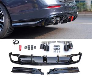 Pare-chocs arrière Welta Carbon Look-Scorpio Sport Style, finition noire polie ABS, accessoires de voiture pour Accord 11e génération - Product Image 3