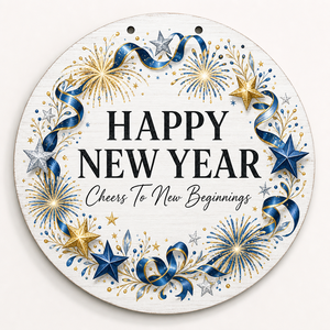 Letrero Redondo de <span class=keywords><strong>Madera</strong></span> de Feliz Navidad |   Placa de <span class=keywords><strong>madera</strong></span> decorativa para pared con corona de acebo, estilo rústico para días festivos |   Letrero Rústico Colgante de <span class=keywords><strong>Madera</strong></span> de 20 cm - Product Image 4