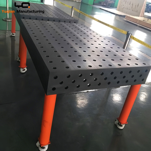 New 3D Integrated Welding Table for Workshop Industry's Measuring Ruler &amp; Clamp Storage with <strong>Locking</strong> <strong>Casters</strong> - Product Image 4