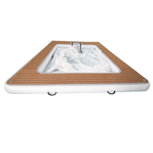 Teck Bois Motif <span class=keywords><strong>EVA</strong></span> Gonflable Flottant <span class=keywords><strong>Eau</strong></span> Filet De Natation Piscine Méduse Gonflable Mer Piscine à Vendre - Product Image 5