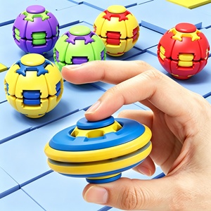 Juguete Sensorial Antiestrés de Esfera Giratoria Automática Impresa en 3D, Bola Fidget Giratoria, Rompecabezas, Regalos para el Aula, Caja Sorpresa - Product Image 3