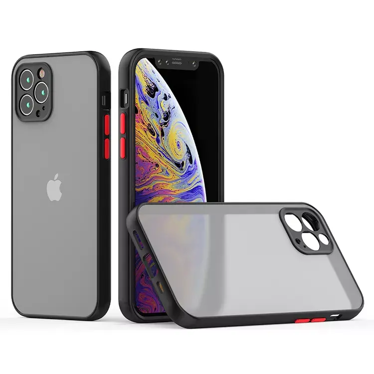 For iPhone 14 13 Pro Case Ultra Thin TPU PC Smoke Case For iPhone X/XS MAX XR 8 7 6/6s Plus Translucent Matte Mobile Back Cover