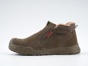 Botas de Trabajo de Seguridad para Nieve, Cálidas y Protectoras para Invierno, Directas de Fábrica, para Hombre, Sin Cordones, Anti-Aplastamiento/Pinchazos, Puntera de Hierro, Suela de PU - Product Image 3