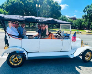 Coche DE BODA vintage eléctrico de 6 plazas personalizable nuevo diseño conducción a la derecha parque infantil coche transporte especial a la venta - Product Image 4