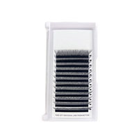 Extensions de cils YY effet mat, doux et épais, en forme de Y, courbure BCDD+, effet éclatant