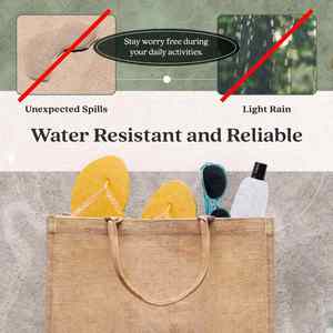 Wholesale Large Capacity Strong Tote Kit <b>Sack</b> Shopping <b>Jute</b> Bags China - Product Image 3