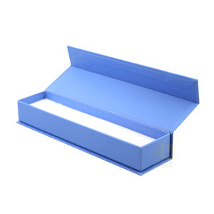 Kroon Win Koninklijke Marineblauwe Stijve Glijdende Lade Geschenkdoos Kleine Verzenddoos Met Goudfolie UV-Coating Voor Sieraden Kartonnen Doos - Product Image 4