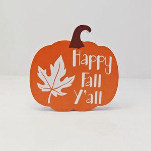 Harvest Festival Pumpkin Decoration 3D Standing Ornament For Home Thanksgiving <b>Tabletop</b> Decor Paper Craft Gift - Product Image 3