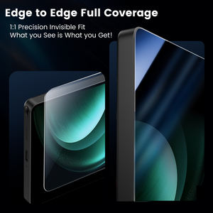 Accessoires pour téléphone, kit d'installation facile sans poussière, protection d'écran en verre trempé 3D 9H transparente comme du cristal pour Samsung S25 S26 Ultra - Product Image 5