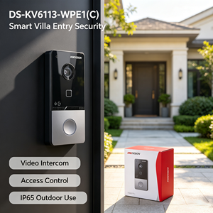 <span class=keywords><strong>Hikvision</strong></span> DS-KV6113-WPE1 C POE &ไวไฟวิลล่าดอร์สเตชั่น 2MP กล้องอินฟราเรดเครื่องอ่านการ์ดในตัว IP65 Hik-Connect APP วิดีโออินเตอร์คอม - Product Image 2