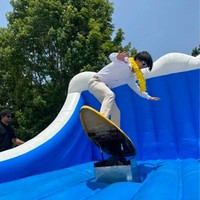 Simulateur de surf gonflable portable d'extérieur pour enfants, entraîneur d'équilibre pour le surf, couleur personnalisée, marque Songfa, matériau PVC