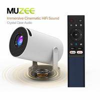 Mini projecteur portable avec haut-parleur intégré haute puissance, projection de plafond pour cinéma à domicile 180° °   Projecteur de camping extérieur pivotant