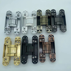 Phòng gỗ nhôm vô hình ẩn khoảng cách lớn bản lề ba chiều hình chữ H - Product Image 3