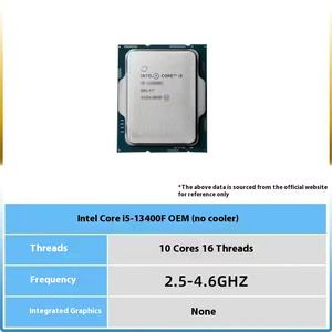 Para Intel <span class=keywords><strong>13th</strong></span> Generation Core <span class=keywords><strong>I5</strong></span> <span class=keywords><strong>13400F</strong></span> 10-Core 16-Threads CPU discreta para placa base B660/B760 para aplicaciones de escritorio - Product Image 3