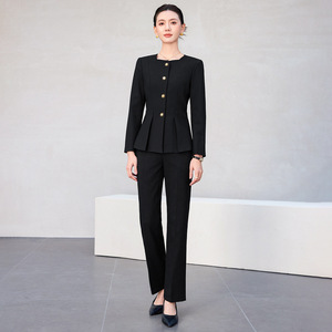 Professional Women's Suit Long Sleeve Hotel Uniform Spring 2026 Workwear Commuting Elegance - Product Image 4