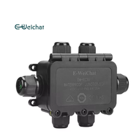 E-Weichat Boîte de jonction électronique de haute qualité IP68 murale 131x95x37mm Boîtier d'instrument électronique extérieur certifié
