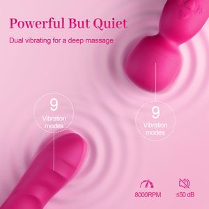 Masseur profond pour couples, jouets sexuels pour femmes, vibromasseur silencieux à télécommande via application, baguette vibrante, godemiché, jouets pour adultes - Product Image 3