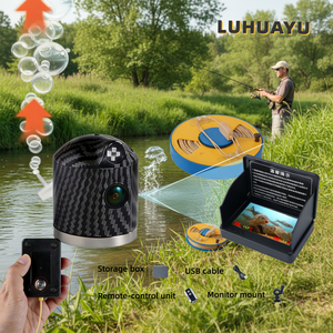 Drone <span class=keywords><strong>de</strong></span> pêche portable <span class=keywords><strong>en</strong></span> plastique moulable avec détecteur <span class=keywords><strong>de</strong></span> poissons, libération d'appâts, caméra sous-marine, treuil télécommandé, étanche IP68, 8000 mAh - Product Image 2