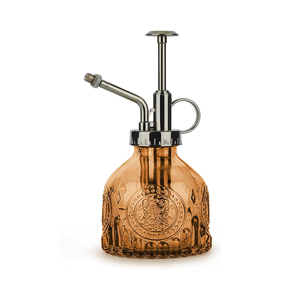 Glass <strong>Plant</strong> <strong>Mister</strong> 200ML Vintage Spray Bottle with Top Pump Fine Mist Garden Flower Sprayer Small Decorative Watering Can - Product Image 1