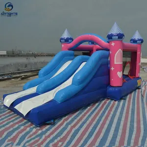 एजेंट चाहता था के साथ अच्छी कीमत वाणिज्यिक गुलाबी या अनुकूलित Inflatable उछाल वाले महल स्लाइड