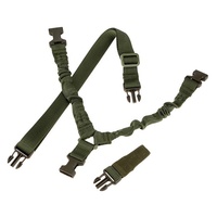 Ceinture tactique pour pistolet Accessoires de chasse Équipement tactique Sangle d'épaule pour pistolet à pointe unique Ceinture de corde avec Bu en métal