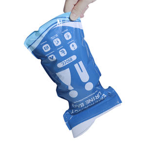 उच्च गुणवत्ता 850 मिलीलीटर डिस्पोजेबल कार पेशाब और उल्टी बैग आपात स्थिति के लिए बड़े मुंह के बैग के साथ आपातकालीन स्थिति के लिए - Product Image 1