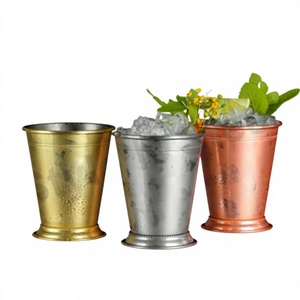 ถ้วยมิ้นท์ Julep สีทองแดงถ้วยสแตนเลสสำหรับ Mojito และนมทองแดง - Product Image 1