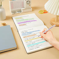 Cuaderno de Tapa Blanda de Cuero PU con Encuadernación Térmica Cuadrada Personalizada para la Escuela