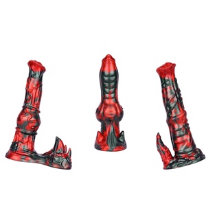 European Best-Selling Fantasy Liquid Silicone Adult Toys With Spike Soft <b>Dildos</b> Sex Toys for Woman Shop Sex Games - Product Image 1