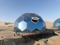 Cadre en aluminium de 7m de diamètre pour l'extérieur, le jardin, le camping, le dôme en polycarbonate, le pavillon à bulles géodésiques étanche au vent