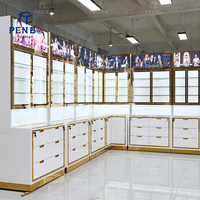 Décoration de boutique de parfums haut de gamme moderne, personnalisable, étagère de magasin de produits de beauté sur mesure, bar à parfums, étagère de magasin de produits de beauté