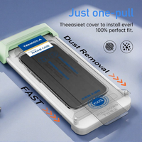 Protection d'écran en verre trempé 3D AR 9H HD anti-reflet pour iPhone 15 16 17 18 Pro Max Plus Air 16e 17e, installation facile