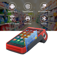 Terminal POS EFT sans fil 4G Android 7 Machine POS intelligente avec imprimante pour billets de bus/taxi Z100