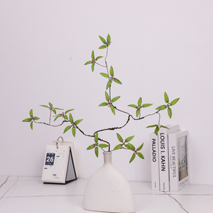 Planta Artificial de Granada Verde para Sala de Estar, Hojas de Seda Secas, Flores Naturales de Tacto Real, 86 cm, Navidad, Interior/Exterior - Product Image 4