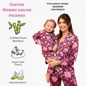 Pigiama in bambù a righe con tasche frontali, maniche corte, per la casa, in maglia, per la maternità, da donna, loungewear - Offerta imperdibile - Product Image 1