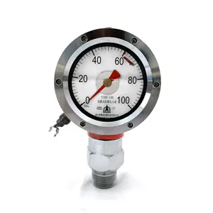 Type F Pressure Gauge Unitized Electrical Pressure Gauge Is Mainly Used In The Petroleum Seismic Production Drilling Cementing Fracturing Equipment