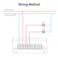 Interrupteur intelligent Neo avec disjoncteur 7 voies, minuterie, contrôle à distance via application domestique, module d'interrupteur WiFi pour système de maison intelligente