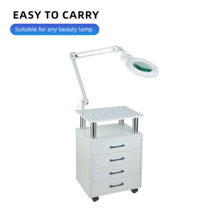 Beauty Opslag Draagbare Werkstation Grote Capaciteit Multi-Layer Gezoneerde Stalen <span class=keywords><strong>Trolley</strong></span> Voor Schoonheidssalons - Product Image 1