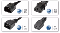 Multiprise PDU 19 "1U 8 Ports IEC C13 Prises verrouillables avec voyant lumineux Unités de distribution d'alimentation (PDU)
