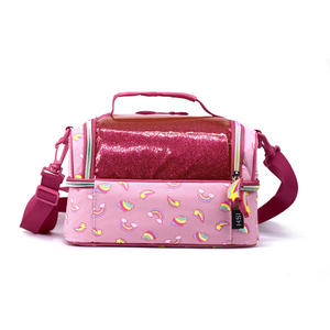 HSI A190130AA all'ingrosso di alta qualità <span class=keywords><strong>unicorno</strong></span> arcobaleno ragazza carina borsa per il pranzo zaino con cinturino e maniglia - Product Image 5