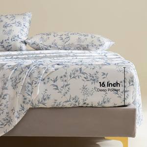 Parure <span class=keywords><strong>de</strong></span> lit personnalisée imprimée, design <span class=keywords><strong>de</strong></span> luxe, lisse, taille Queen, <span class=keywords><strong>housse</strong></span> <span class=keywords><strong>de</strong></span> <span class=keywords><strong>couette</strong></span> et drap-<span class=keywords><strong>housse</strong></span> – Offre Spéciale - Product Image 3