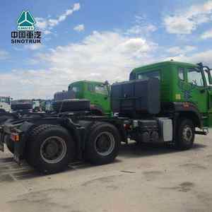 Truk traktor kepala baru SINOTRUK HOWO merek asli Tiongkok 6x4 10 Wheeler mesin WEICHAI Euro 2 - Product Image 4