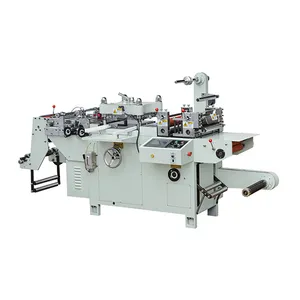 Flatbed Automatic Roll Slitting Die Cutting Machine For Barcode Adhesive Blank Iml Sticker Label