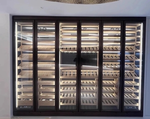 Stainless Steel Cigar <b>Cabinet</b> Constant Temperature and Humidity Custom Stainless Steel Cigar <b>Cabinet</b> - Product Image 4