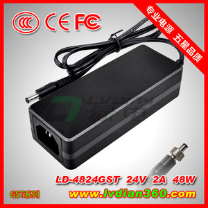 <b>12V</b> 4A Power <b>Adapter</b> 48W DC Output US Plug 1M Cable For Surveillance Devices - Product Image 4