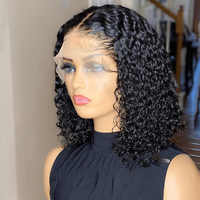 Perruque Bob HD Lace 100% Cheveux Humains Vierges, Perruque Frontale Naturelle pour Femme, Meilleure Perruque Indienne HD Lace Cheveux Humains Authentiques