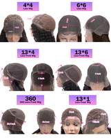 150% 180% Densité Humain Avant de Lacet Perruques 10A Grade Soyeux Droite Pré Cueillie 13x4 13x6 Transparent Frontal Raw Indian Hair Perruque
