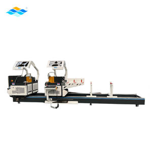 Nhà máy nóng bán CNC đôi đầu thêm rộng PVC/uPVC/Nhôm hồ sơ cắt Saw với mức độ an toàn cao AC 380V 2x3Kw - Product Image 4