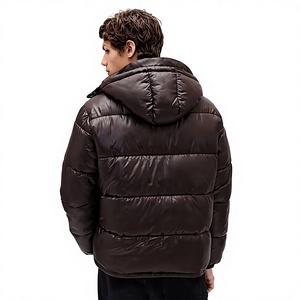 Puffer Jacket Winter Warm Lightweight Quilted Hooded Outdoor Urban Fashion Water Resistant Comfortable Stylish Durable Coat - Product Image 1